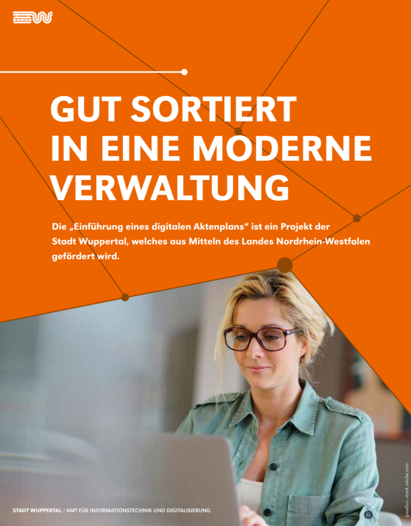 Titel Flyer digitaler Aktenplan